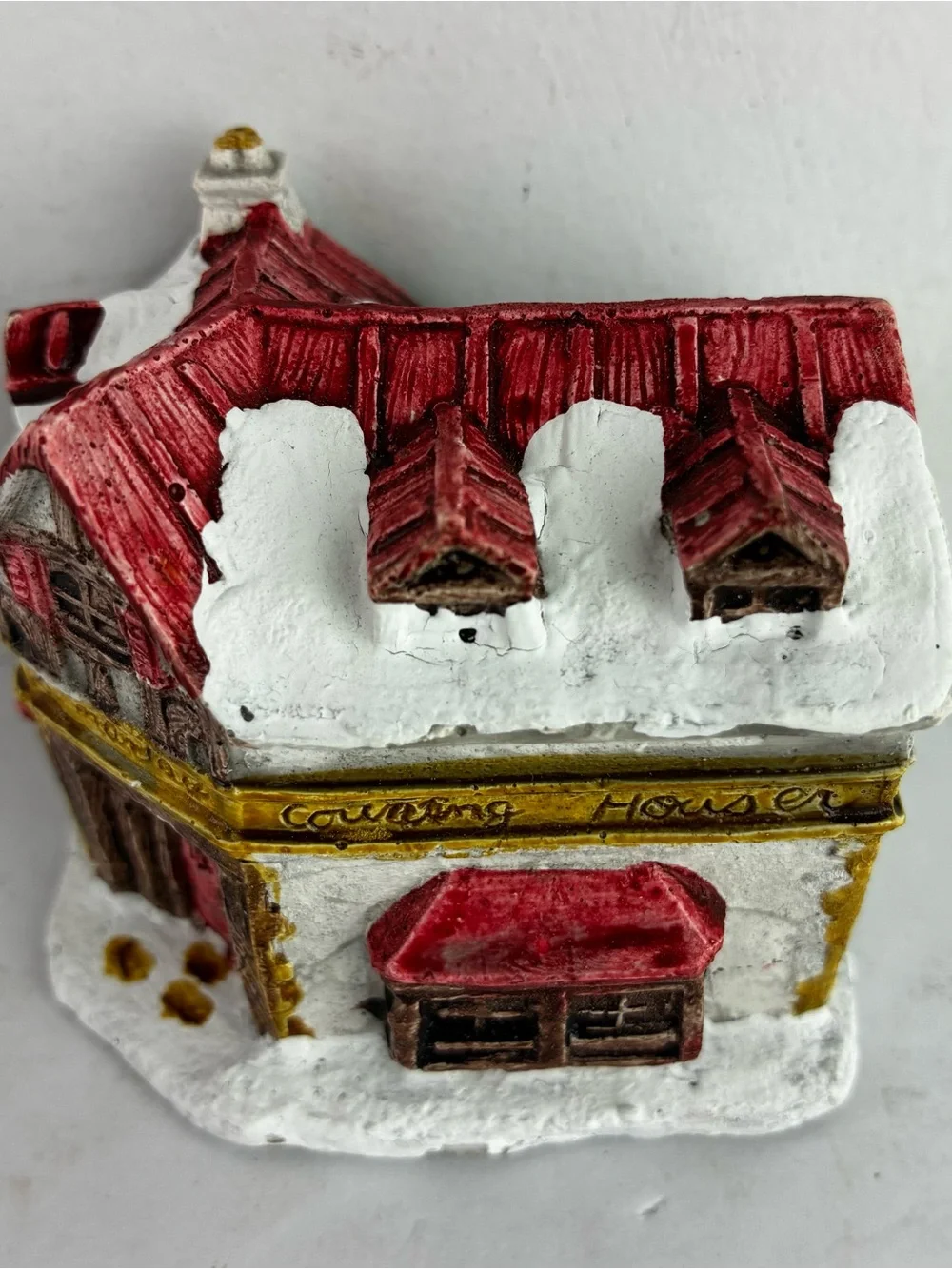 A Dickens Christmas Collection 1988 NIB Scrooge’s Counting House Figurine